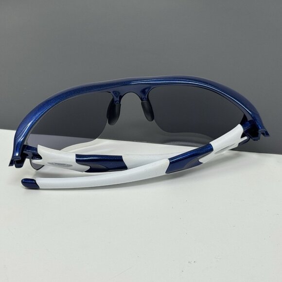 Oakley Sunglasses Flak Jacket XLJ 03-931 Team Navy Blue w/ Black Iridium - Picture 12 of 15
